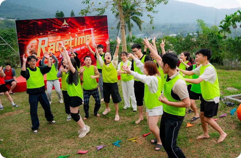 Teambuilding tại sự kiện Racetime